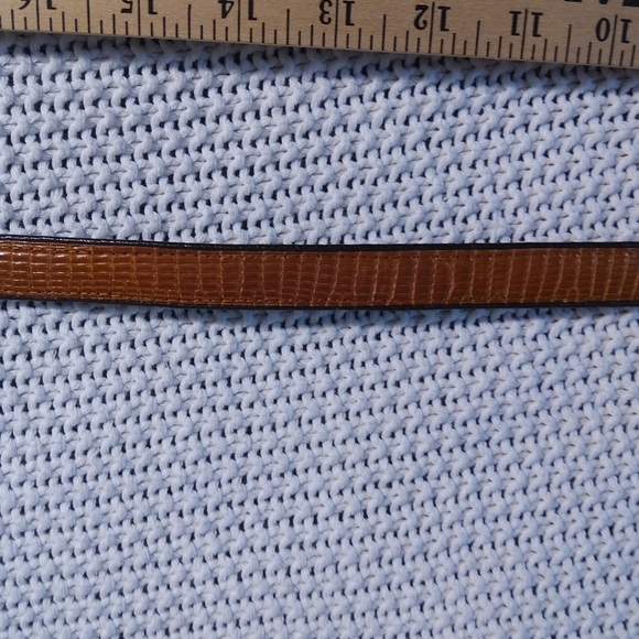 Vintage Diamond Croc?Lizard? Ratchet Buckel Belt main image 9